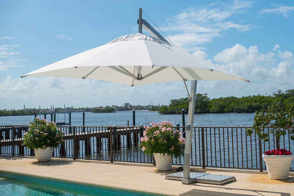 Hurricane Side Wind Aluminum Outdoor Patio Umbrella