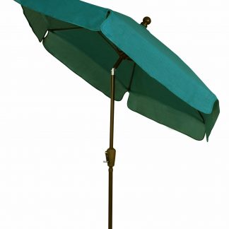 FiberBuilt 7.5 ft Tilt Garden Umbrella with Crank Lift