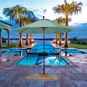 936 9' AUTO TILT WITH LED LIGHTS