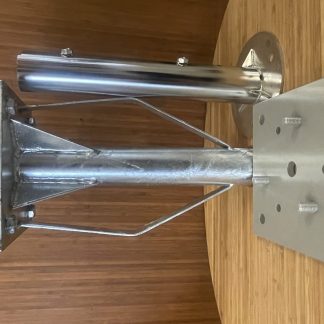 center pole in-ground mounting system