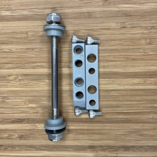 hanging bolt with ears and screws