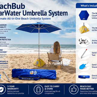 BeachBub clearwater beach umbrella