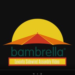 How to build a Bambrella Levante Umbrella